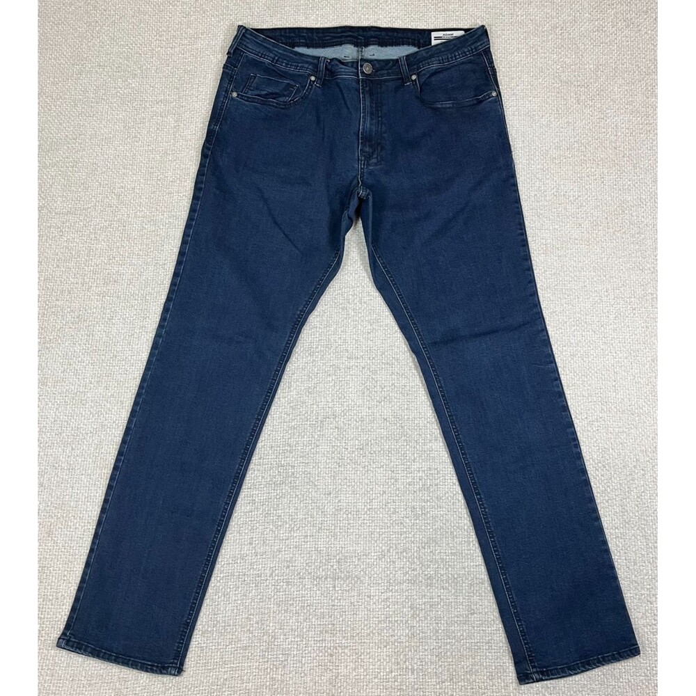 Buffalo David Bitton Jeans Adam Slim Stretch Men's 38x34 Blue Denim Dark Wash